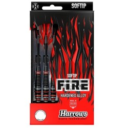 HARROWS Fire Hardened Alloy. 18grs SOFTIP DARTS