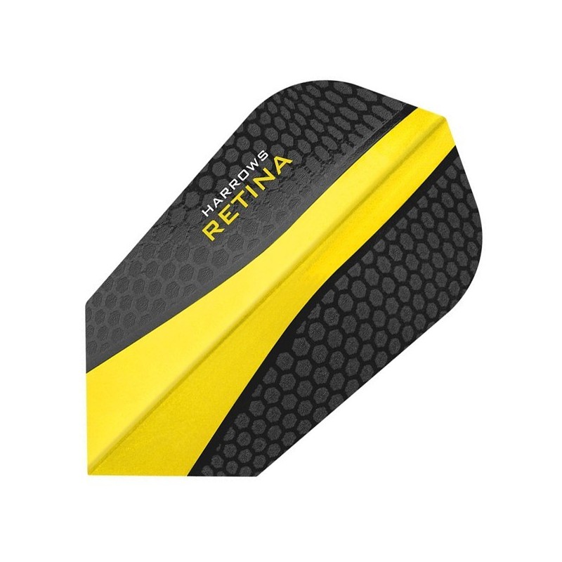 AILETTES HARROWS RETINA Slim Noir-Jaune