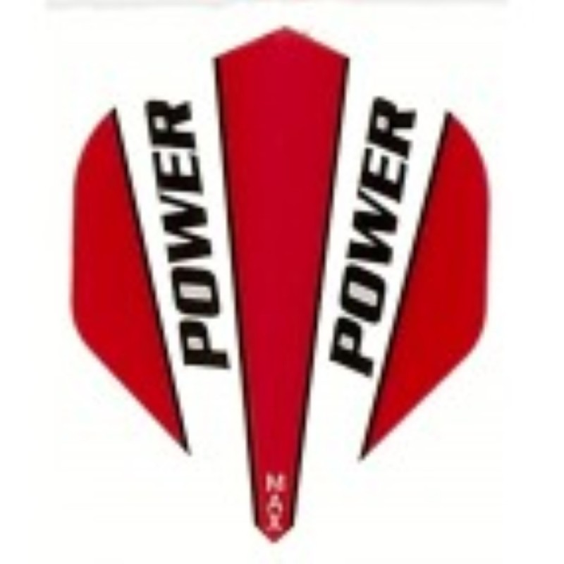 Plumas Power Max Standard Logo Roja/blanca Px-106