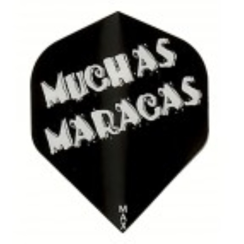 Plumas Power Max Standard Muchas Maracas Negra Px-114