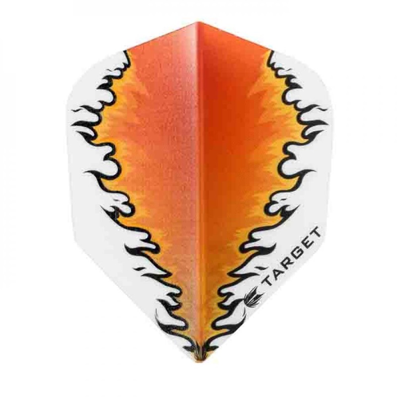 Feathers Target Darts No 6 Vision white orange fire 300820