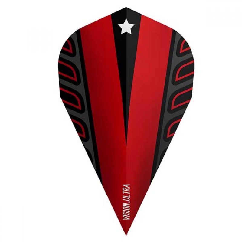 Piume Target Darts Voltage Vision Ultra Rosso 333450