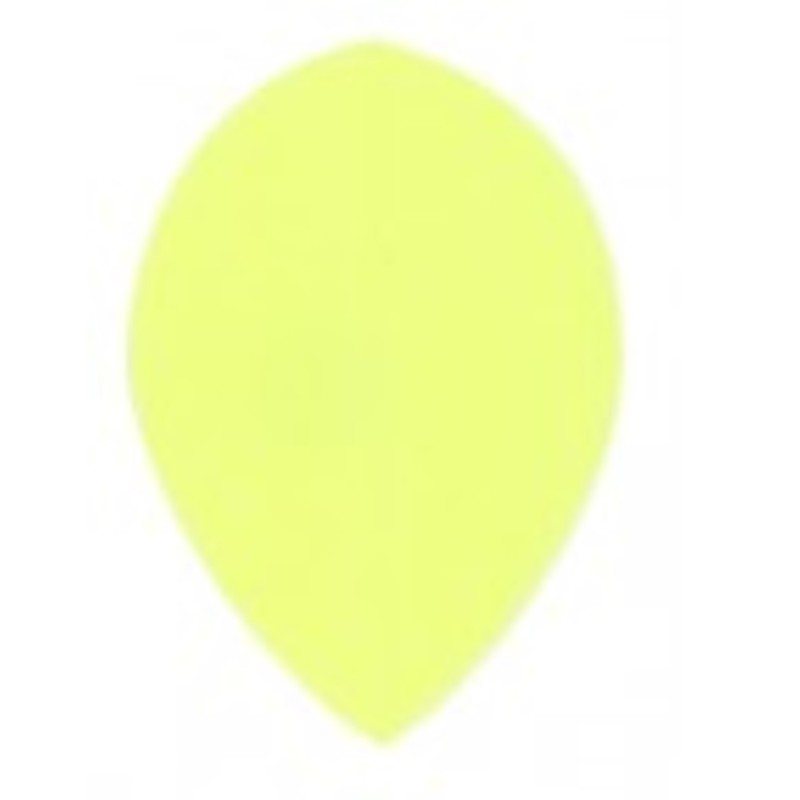 Polymetronische Federn Oval Gelb Flur