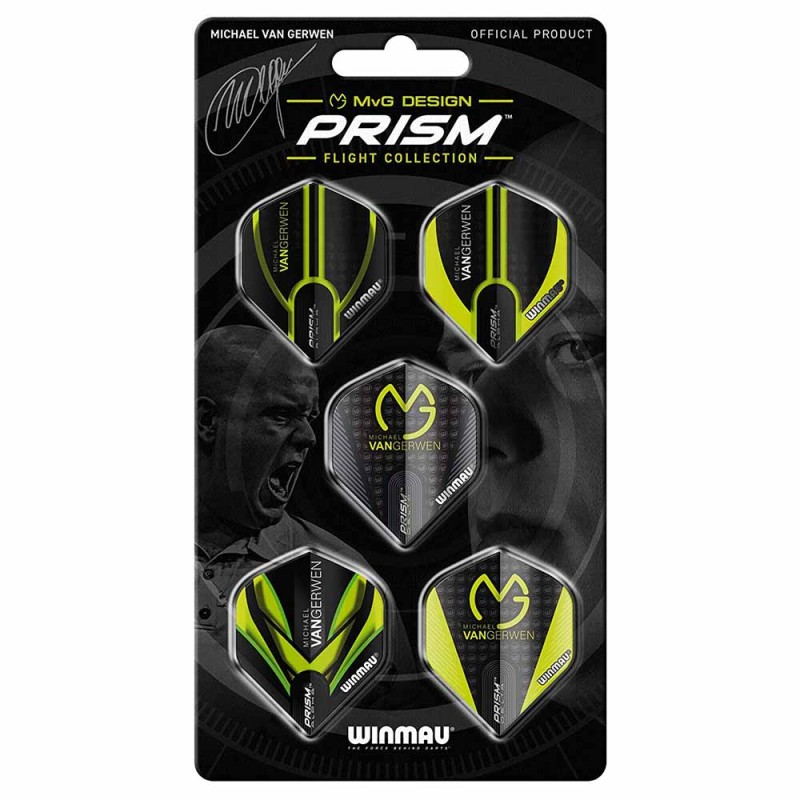 Feathers Winmau Darts Michael Van Gerwen designed the Prism Collection 8122