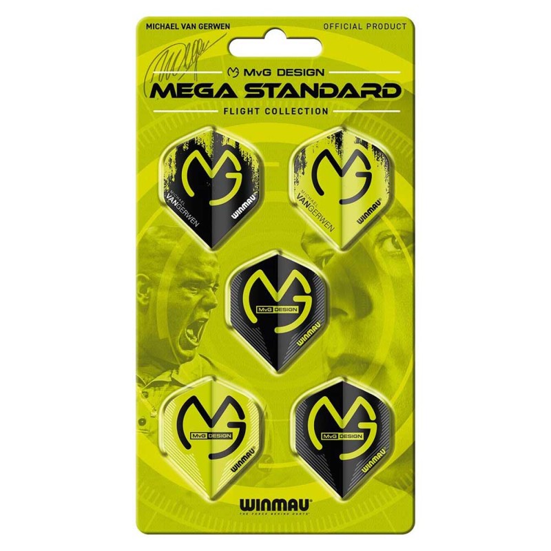 Feathers Winmau Darts Michael Van Gerwen Designed by Mega Standard 8121