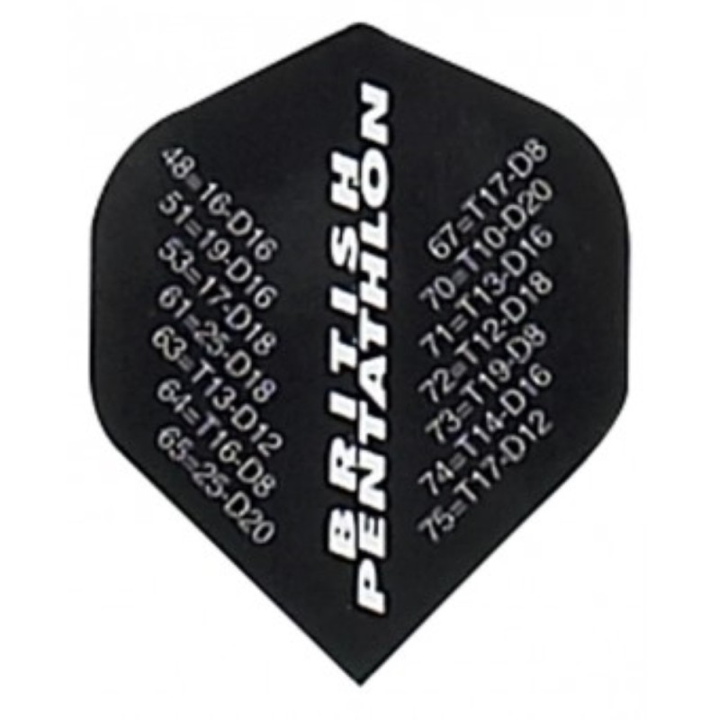 Feathers Pentathlon Standard numbers black 2415