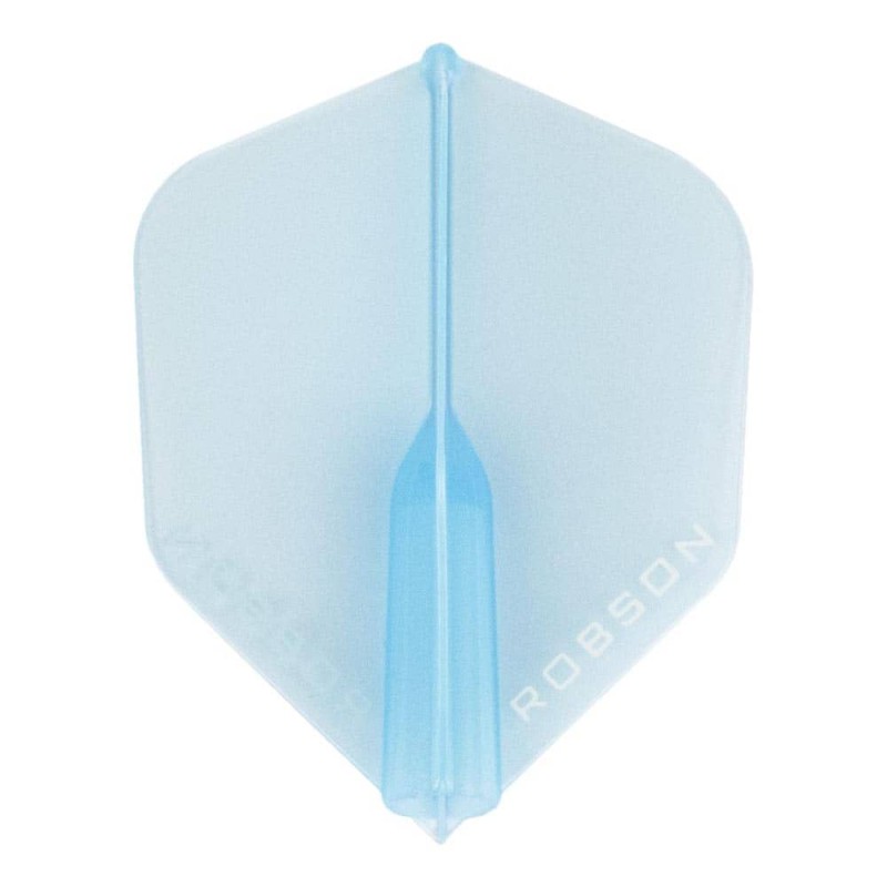 Piuma Bulls Darts Robson Crystal Standard piccolo blu trasparente 51755