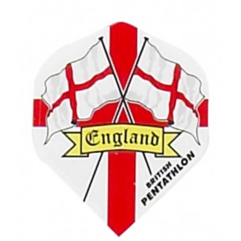 Plumas Pentathlon Standard Bandeira Inglaterra 2407