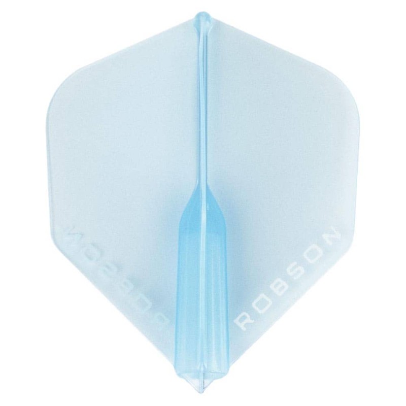 Plume Bulls Darts Robson cristal bleu transparent standard 51751