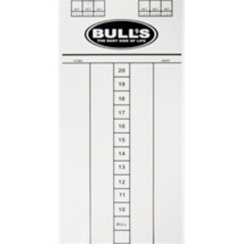 La planche à fléchettes Bulls Darts 30x60couleur blanche 67306