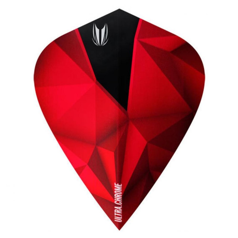 Plumes Target Darts Shard Ultra Chrome Red Kite Vols 333090 Il est parti à l'étranger