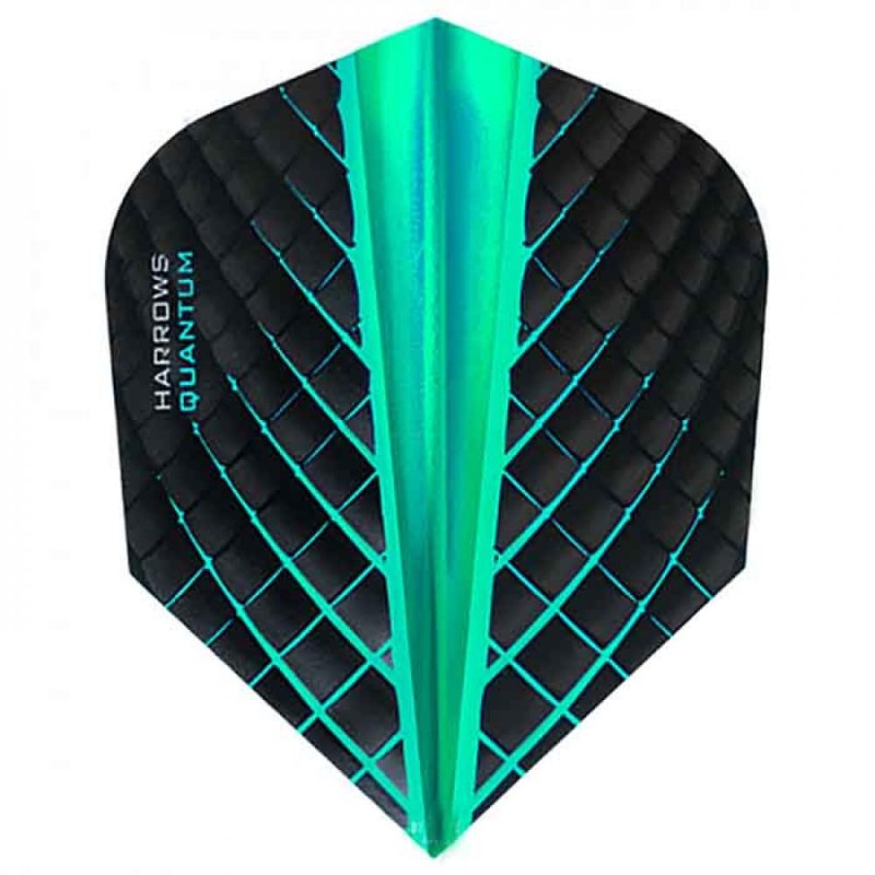 Plumas Harrows Darts Voos Quantum Jade Standard 6810