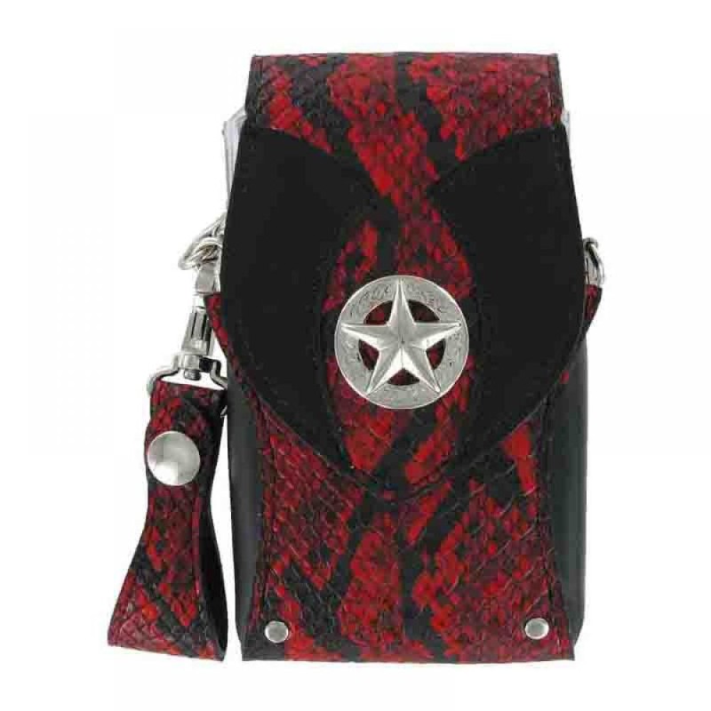 Funda Dardo Bulls Snakespin Pak Negro Vermelho Bu-66831