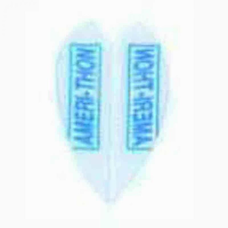 Plumas Amerithon Vortex Transparente Azul 3137