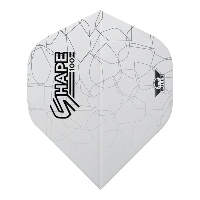 Plumas Bulls Darts Forma 100 White Standard Bu-50934