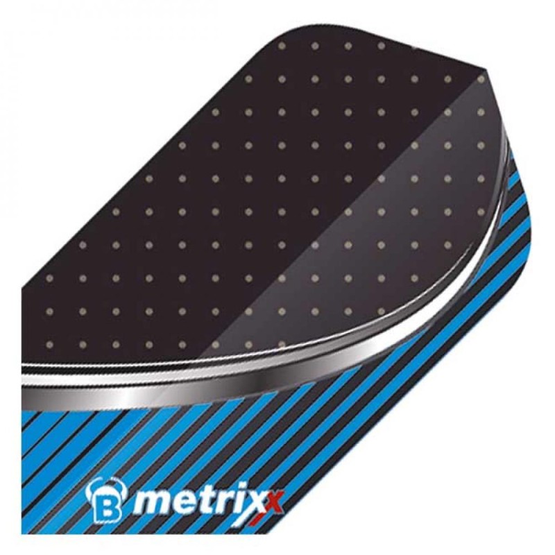 Plumas Bulls Darts De Metrixx Slim Blue  50162