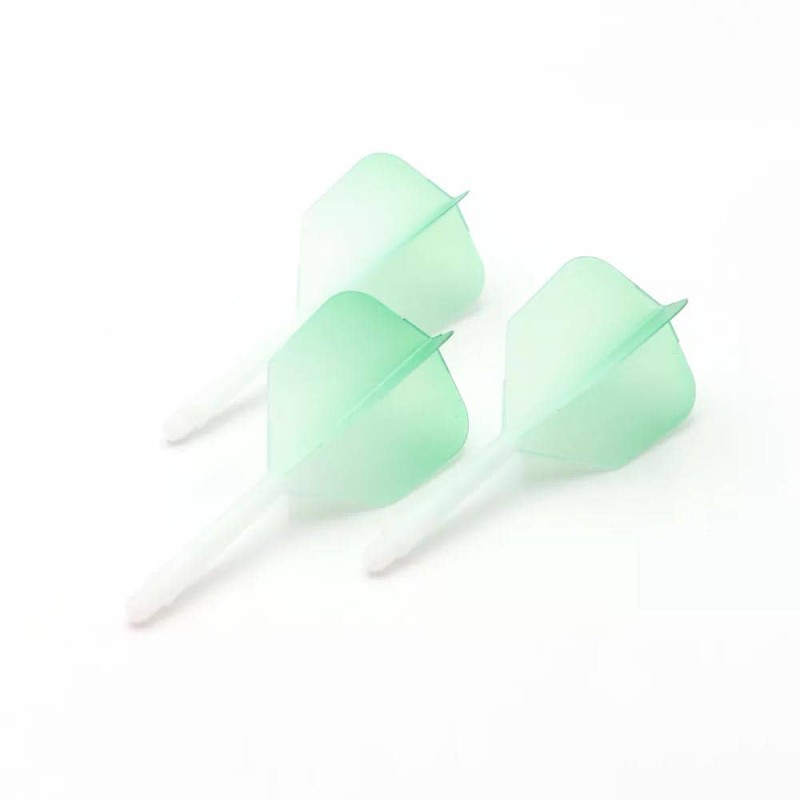 Flights feathers Darts Cuesoul Tero Ak5 Gradation Light Green Shape L Csak-53ljb