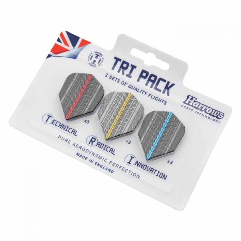 Des plumes Tri Pack Harrows Supergrip