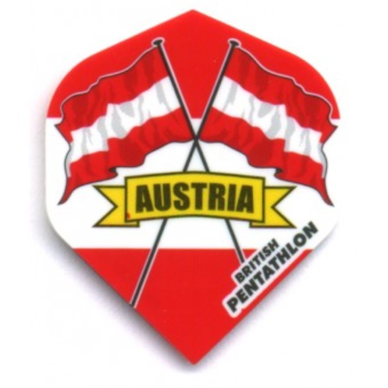 Plumes Pentathlon Standard drapeau Autriche 2426