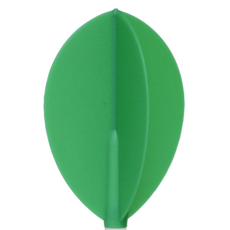 Plumas Fit Flight 6 Unid. Oval Verde