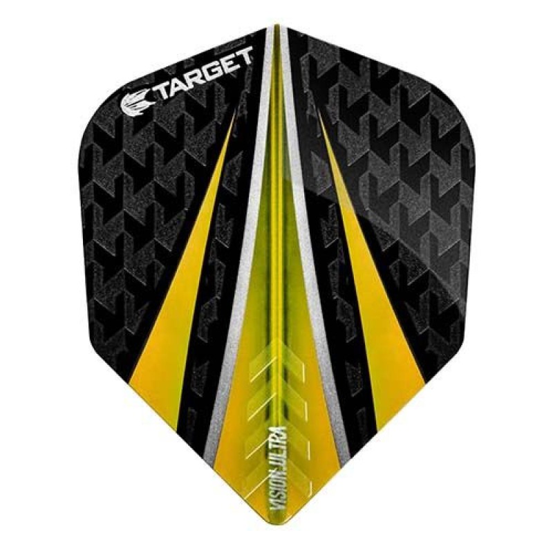 Piume Target Darts Vision Ultra Yelow 3 Fin No6 331160