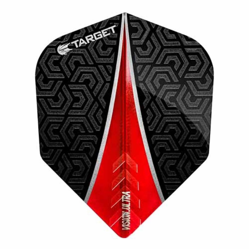 Piume Target Darts Vision Ultra Red Fin n. 6 331040