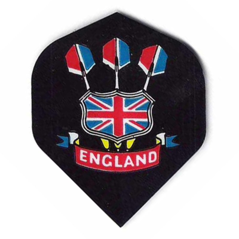 Plumes métriques standard noir Dards Angleterre Z-1025