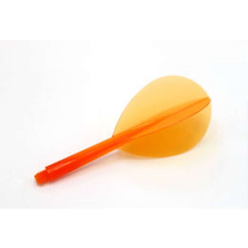 Plumes Condor L'orange poire/ovale Larga.33.5mm Vous trois.