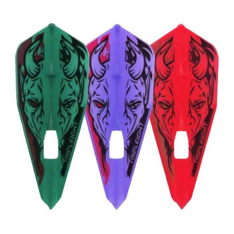 Plumas L-flights L-style Champagne Flight Bullet L8c Pure Evil Mix