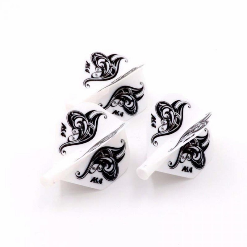 Feathers Flights Darts Cuesoul Tero Ak4 white logo standard Cs-ak4+2hd