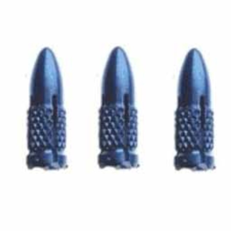 Protecteur Plumes aluminium bleu Castle Bullet Flight Protectors