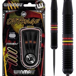 Darts Winmau Darts Outrage 20g Brass Schwarz 1231.20 2