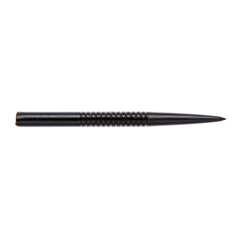 Ponta de Aço Winmau Darts Preto Estriado 32mm Ringed Black Point 8371b