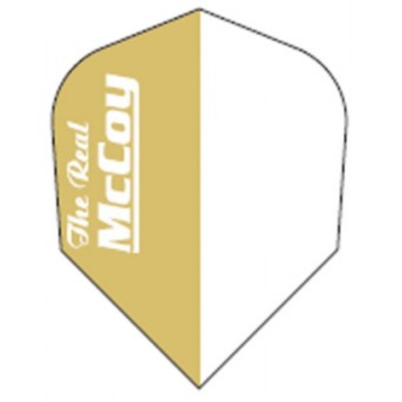 Mccoy-Standard-Federn Weiß/Gold Weißer Text Mc-009