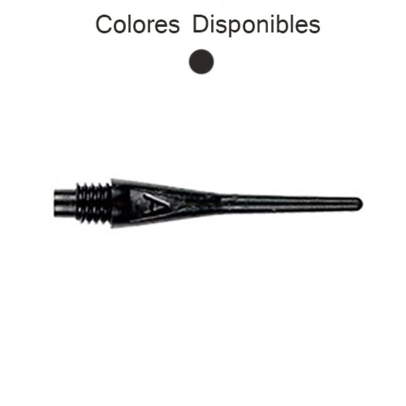 Punta Bulls Axx Tips Negra 28.0mm 1000 Unit. 62001