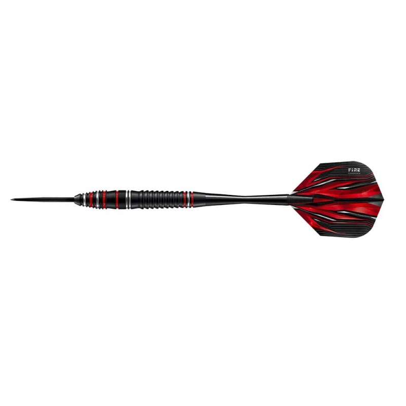 Les fléchettes Harrows Darts L'alliage Fire Hich Grade est de 23 gr