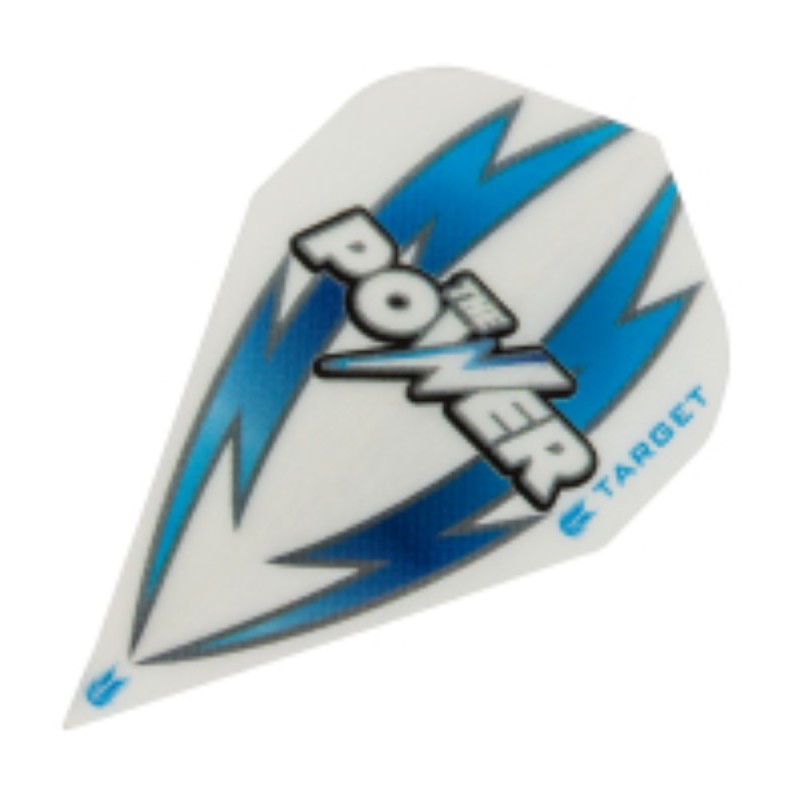 Piume Target Pro 100 Vapore Bianco Blu Arc Bolt 330040