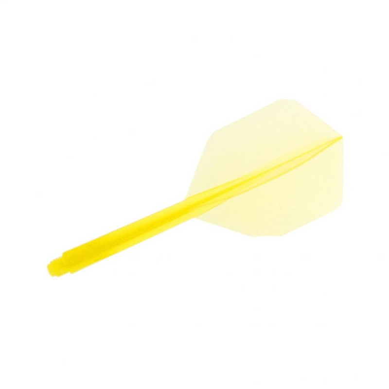 Plumes Condor Flights Jaune forme moyenne 27.5mm Vous trois.