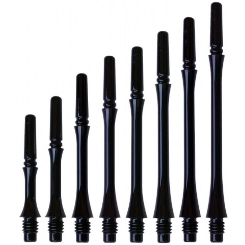 Des cannes Fit Shaft Gear Slim Fixé Noir Taille 8