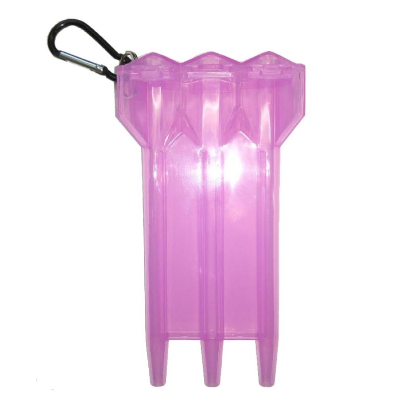 Cassa protettiva in plastica trasparente rosa 70800p