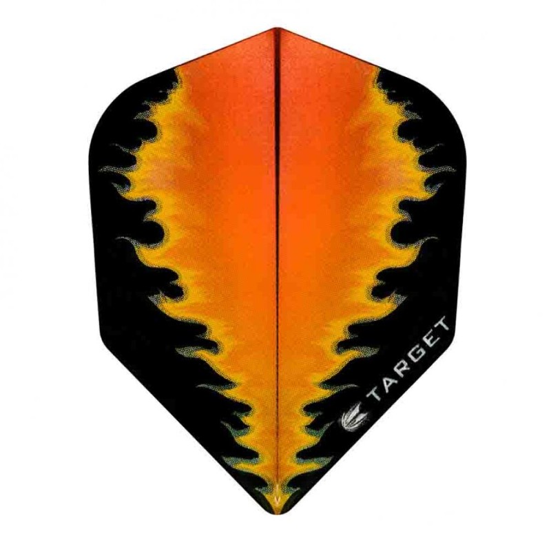 Fülle Target Darts Nr. 6 Vision Schwarz Orange Feuer 300800