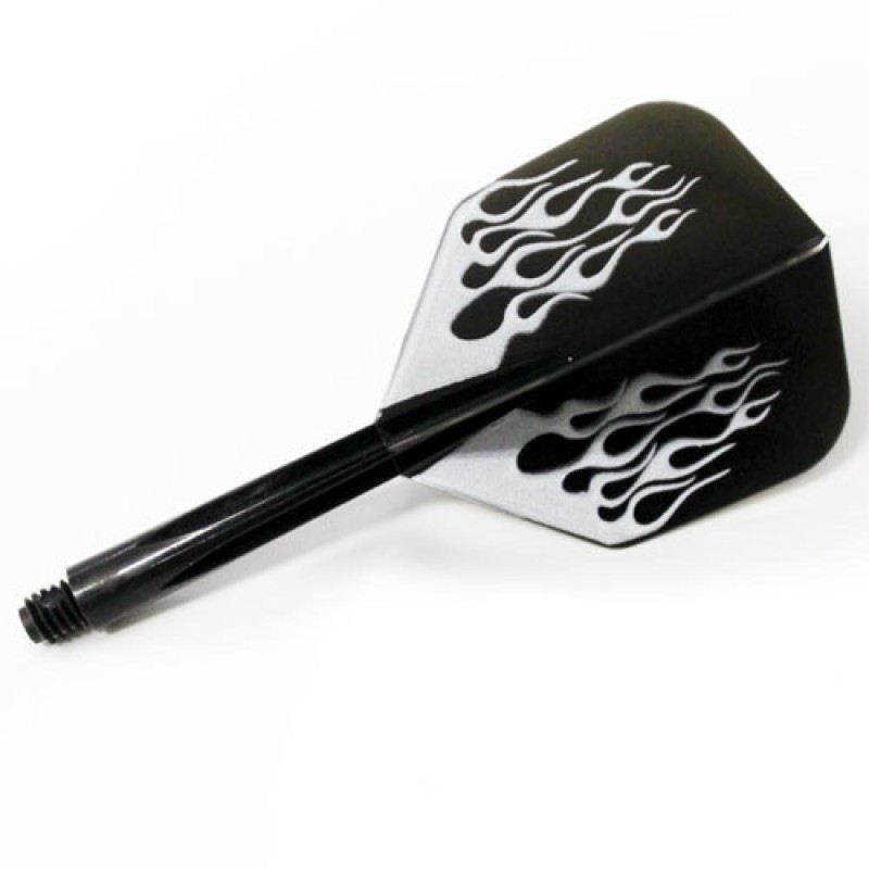 Fülle Condor Darts X Schwarz Weiß Feuer Form L 33.5mm