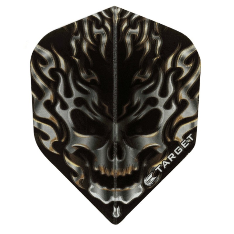 Plumas Target Pro 100 Visão Negra Flaming Skull 300620