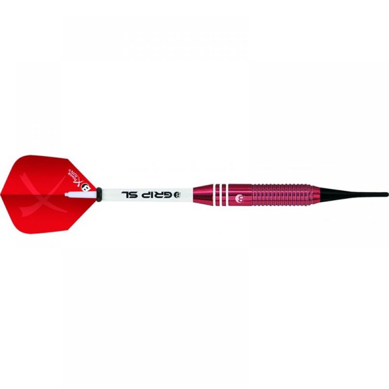 Dardos Bulls Darts De Wega Brass Chromed Red 18g  17128