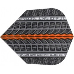Harrows feathers Standard Supergrip Orange 1702 2