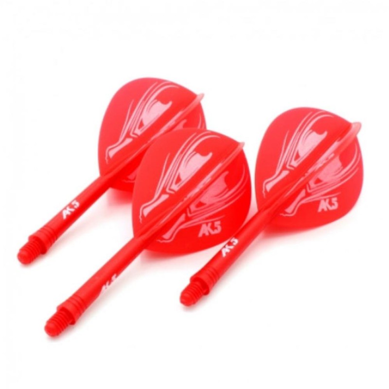 Plumas Cuesoul Integrate Flights Ak5 Teardrop M Rojo Dragon  Ak-52sdlt