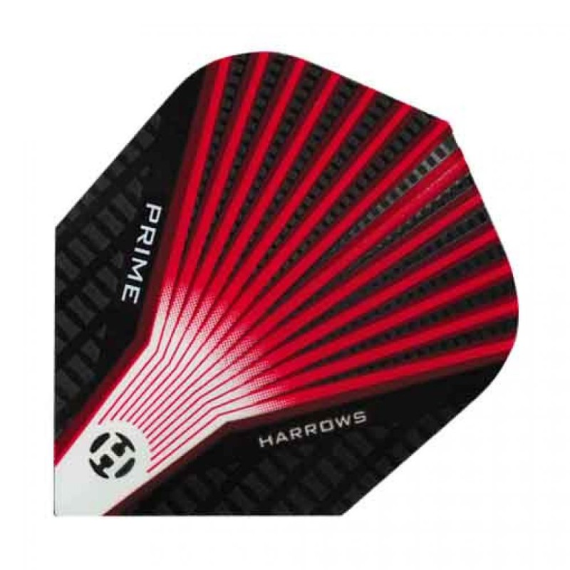 Plumas Harrows Darts Flights Prime Red 3  7502.