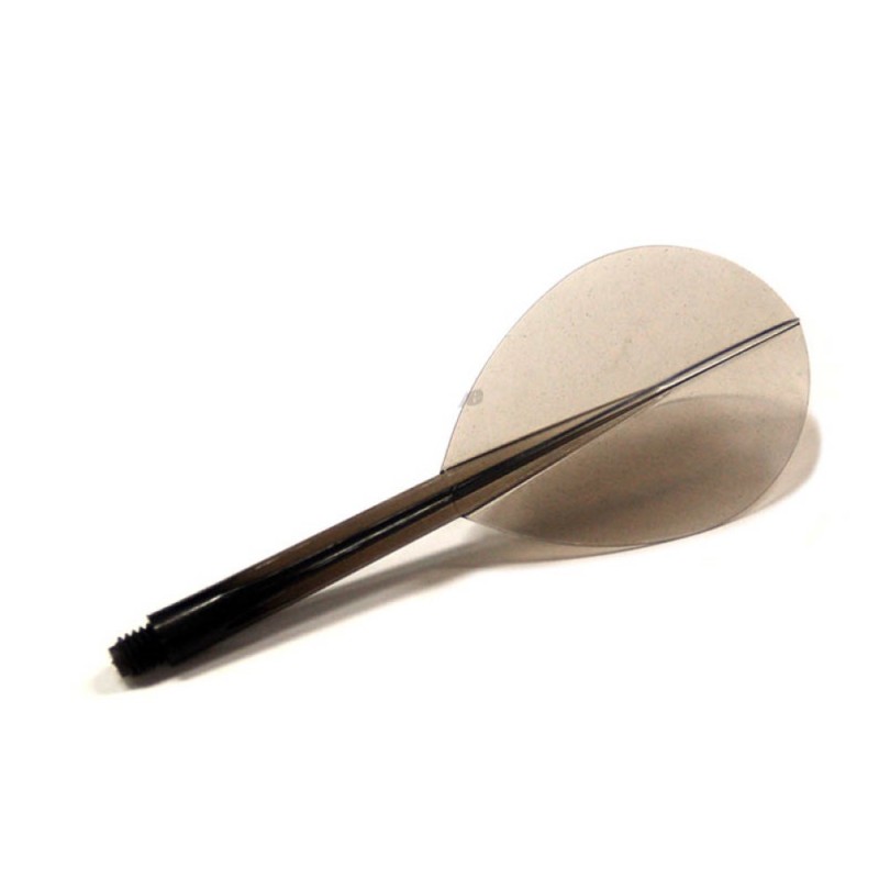 Piume Condor Flights Nero Clear Pear Lunga 33.5mm Voi tre.