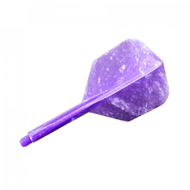 Feathers Condor Flights Purple Marble Shape Short 21.5mm Three of you.