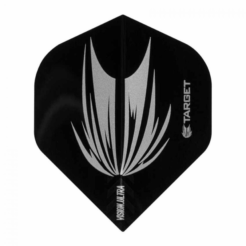 Feathers Target Darts Standard Ultra Black No 2 with the logo 331500